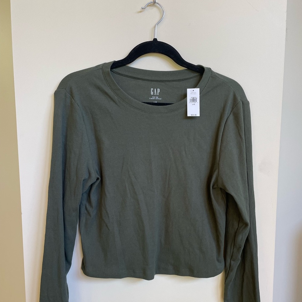 Ribbed Cropped Longsleeve